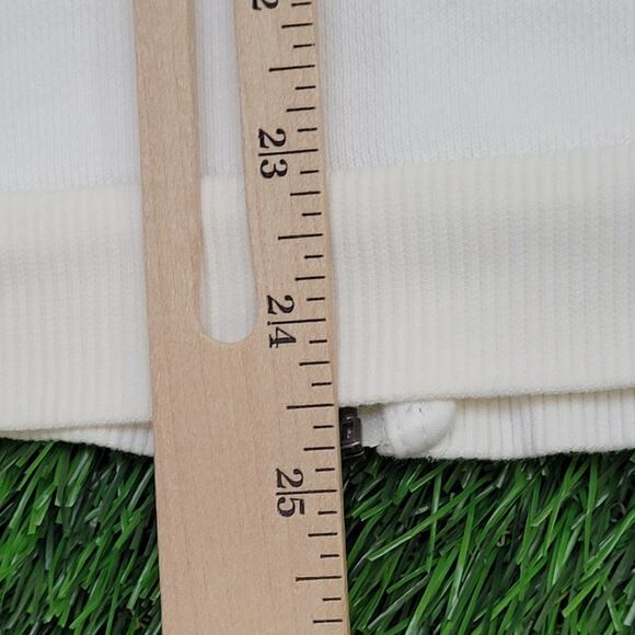 Adidas Zip Jacket Large 23x24 White Embroidered Trefoil Logo - Picture 16 of 16